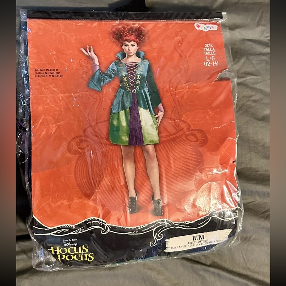 Disguise Hocus Pocus Winifred Sanderson Women's Costume - Green, Purple, Red